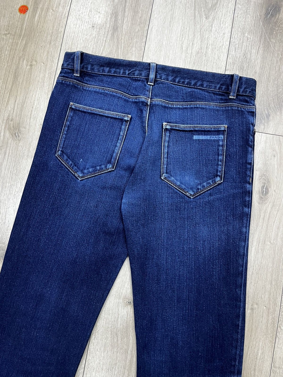 Prada 🔴 PRADA CLASSIC FIT LUXURY JEANS TAB MILANO Y2K RARE DENIM Size US 34 / EU 50 - 12 Thumbnail