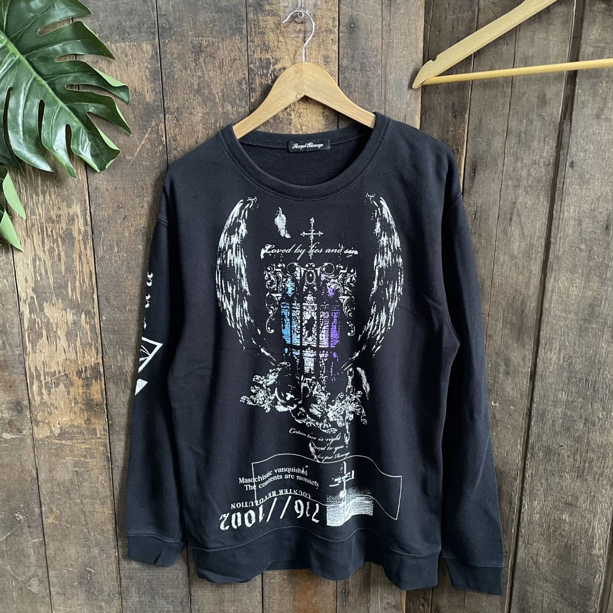 Japanese Brand × Vintage Sexpot Revenge Punk Sweatshirt Size US M / EU 48-50 / 2 - 1 Thumbnail