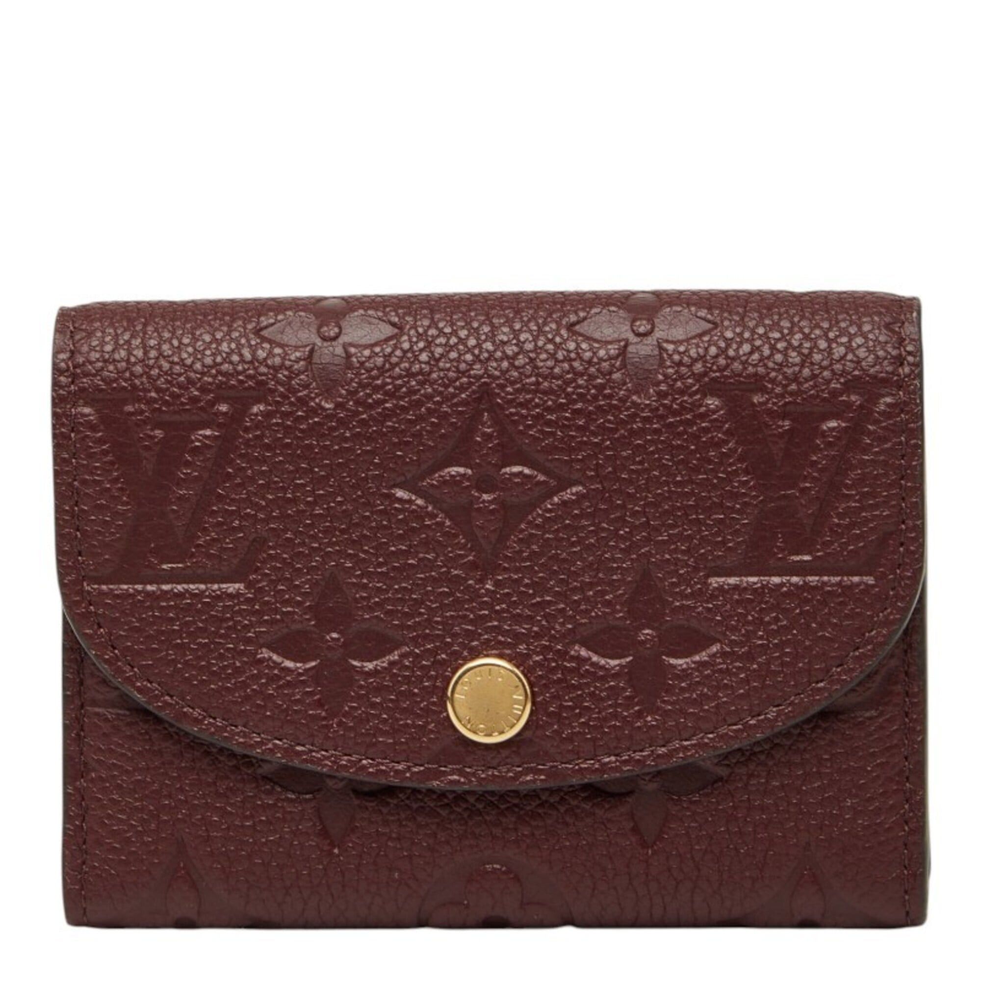 Louis Vuitton Louis Vuitton Monogram Empreinte Portemonnaie Rosalie Wallet/Coin Case/Card Holder/Business Card Case M25810 Grenadine Red Leather Women's LOUIS VUITTON Size ONE SIZE - 1 Thumbnail