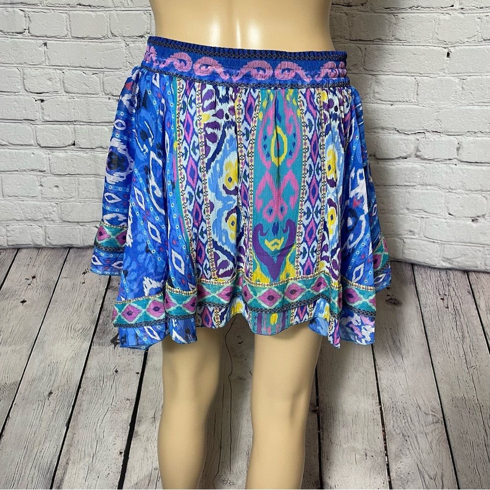 Zara NWT New Zara Printed Mini Skirt Size XS Size 26" / US 2 / IT 38 - 9 Thumbnail