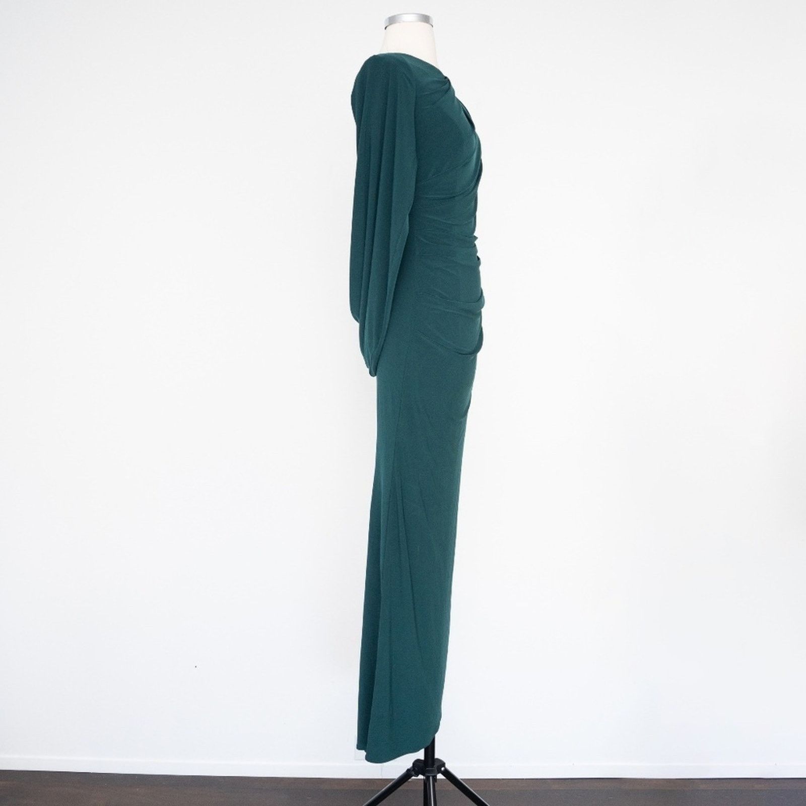 Designer Betsy & Adam. Drape-Back Gown. Size S / US 4 / IT 40 - 6 Thumbnail