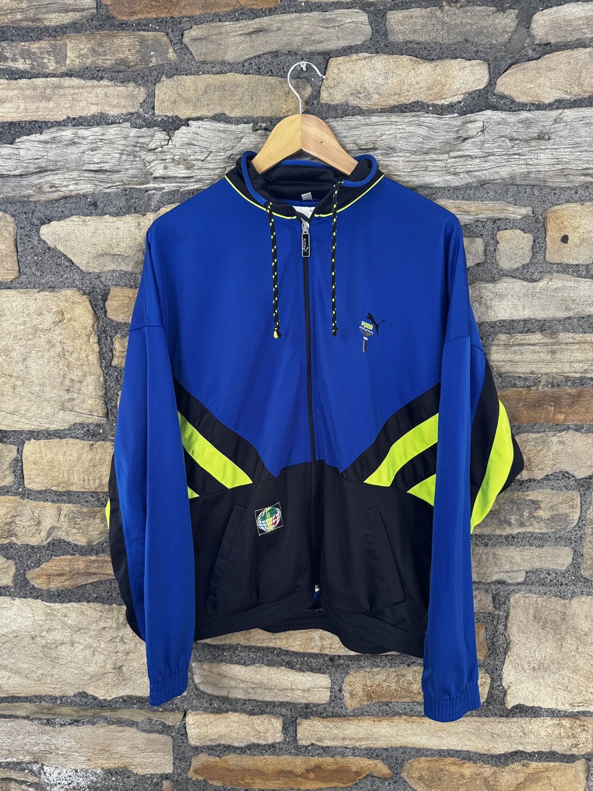 Puma Puma International Track Jacket – Vintage 90s M Size US M / EU 48-50 / 2 - 1 Thumbnail
