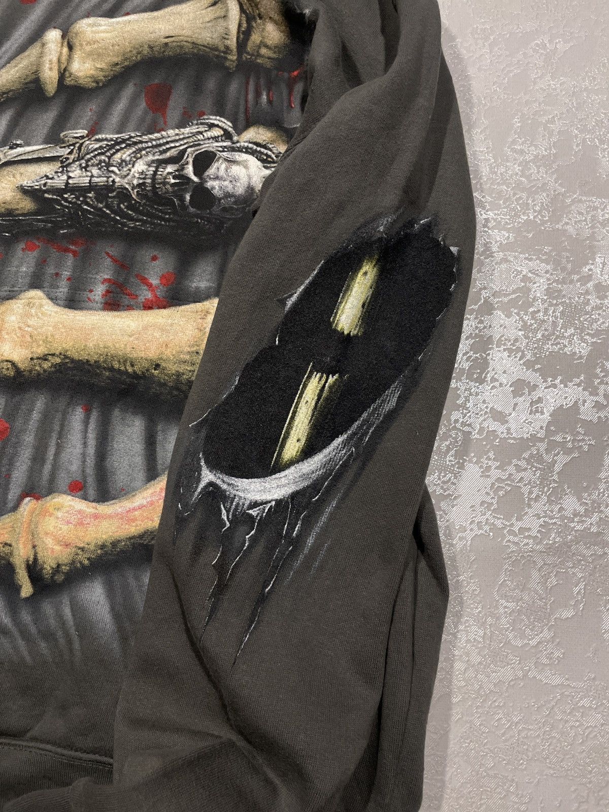 Vintage Vintage Spiral Direct Skull Print LGB Style Hoodie Size US XL / EU 56 / 4 - 3 Thumbnail