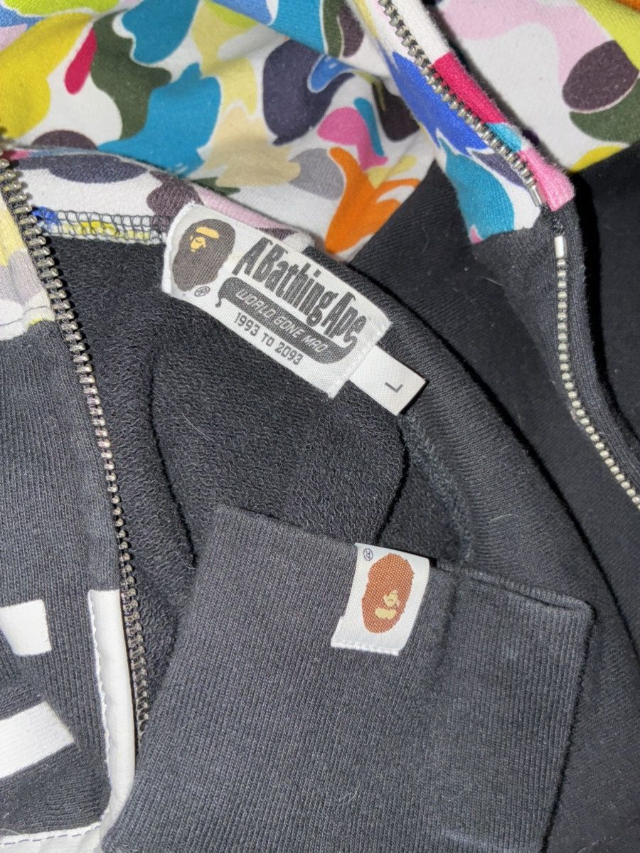 Bape Bape Multi Camo NYC Logo Shark Full Zip Size US L / EU 52-54 / 3 - 5 Thumbnail