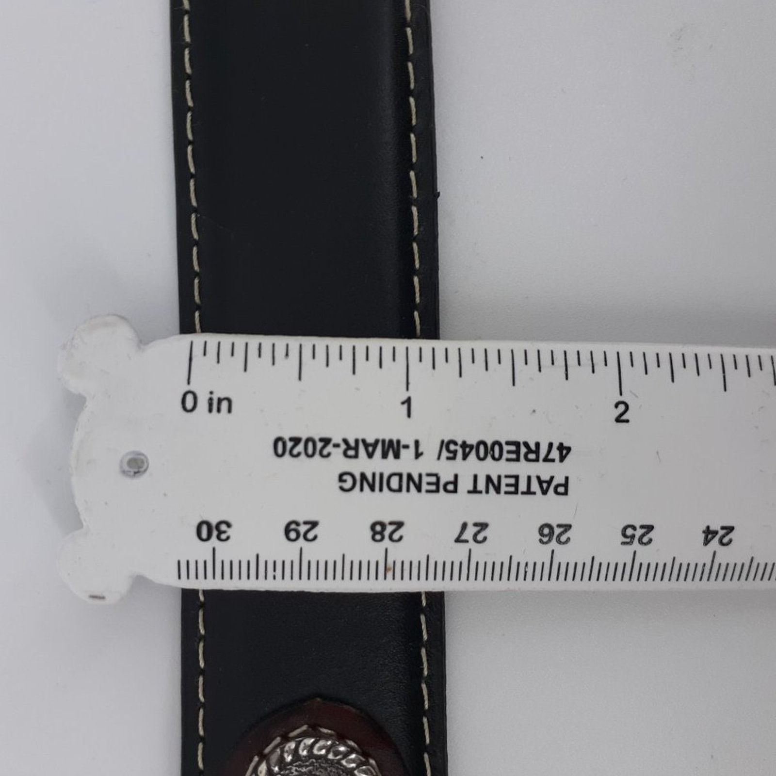 Nocona Nocona Western Southwestern Rodeo Longhorn Bull Horn Concho Size 28 - 7 Thumbnail