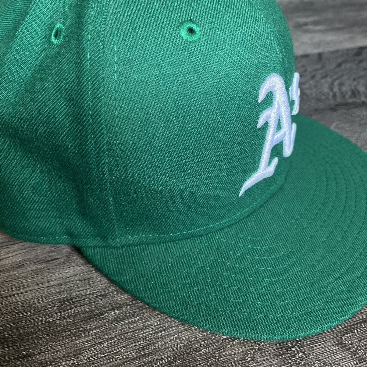 MLB Vintage Oakland Athletics Alternate Green Fitted Hat 7 1/2 Size ONE SIZE - 8 Thumbnail