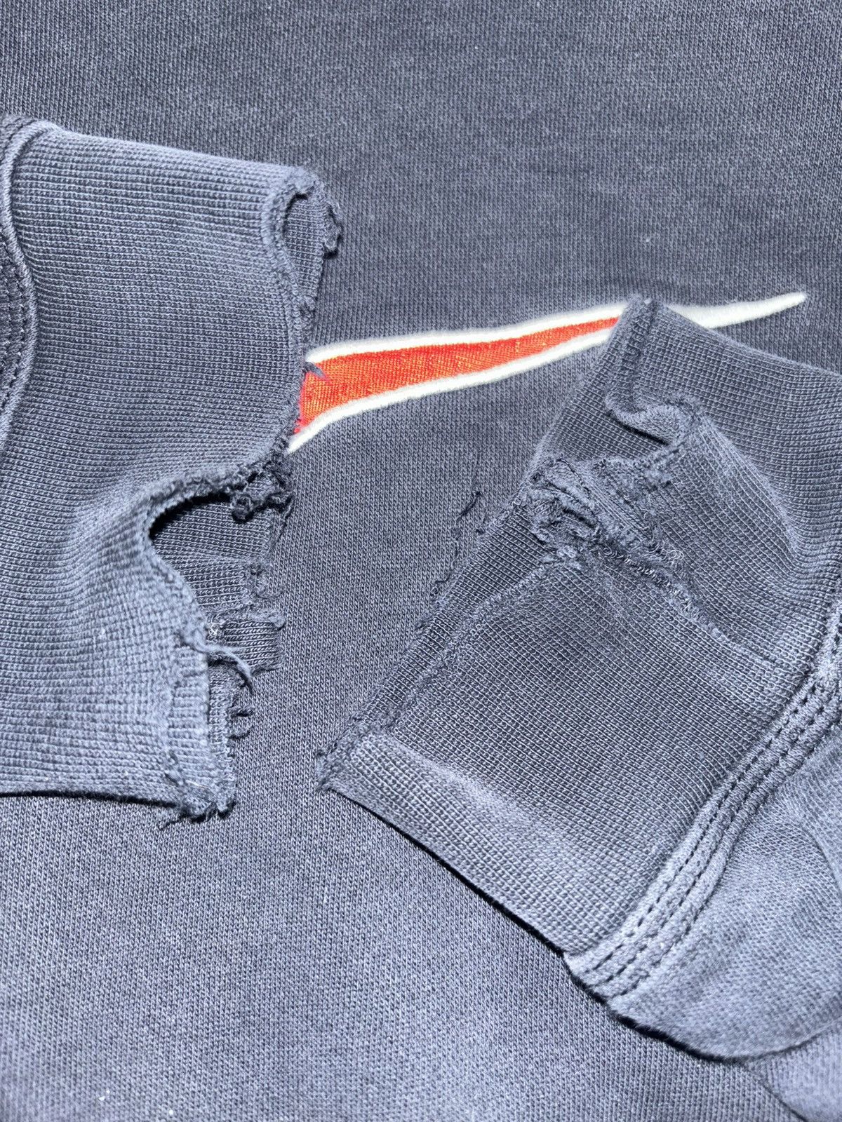 Nike × Vintage Vintage Nike swoosh hoodie Size US M / EU 48-50 / 2 - 2 Thumbnail