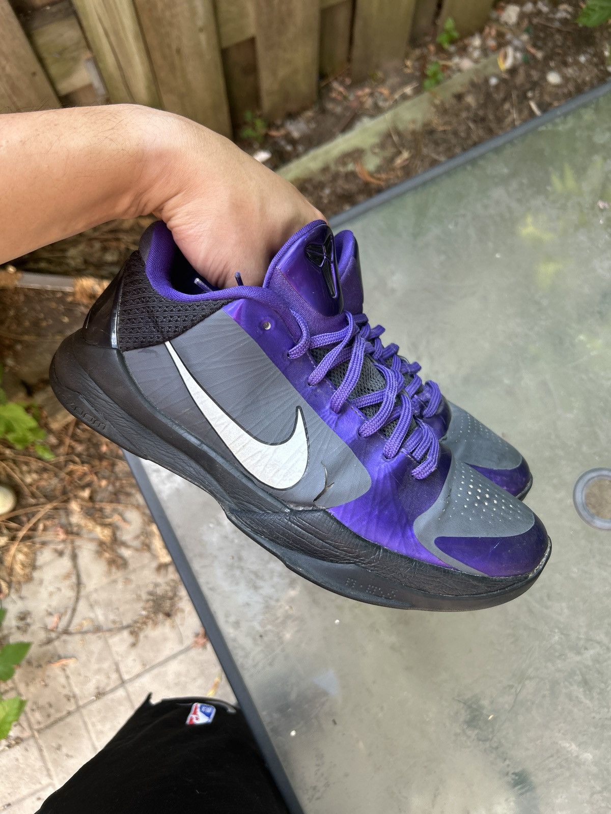 Nike Nike ID Zoom Kobe 5 Purple / Grey Black Nike I.D colorway Size US 9 / EU 42 - 11 Thumbnail