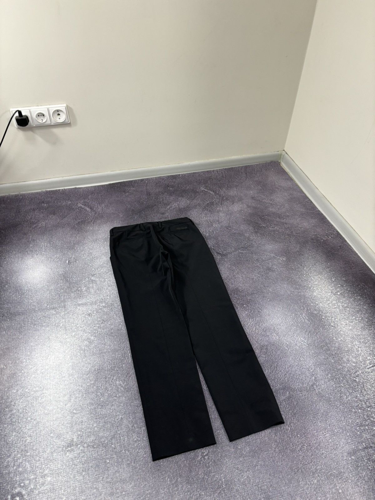 Prada Prada Women’s Black Tab Tailored Luxury Wool Blend Pants Size 28" / US 6 / IT 42 - 13 Thumbnail