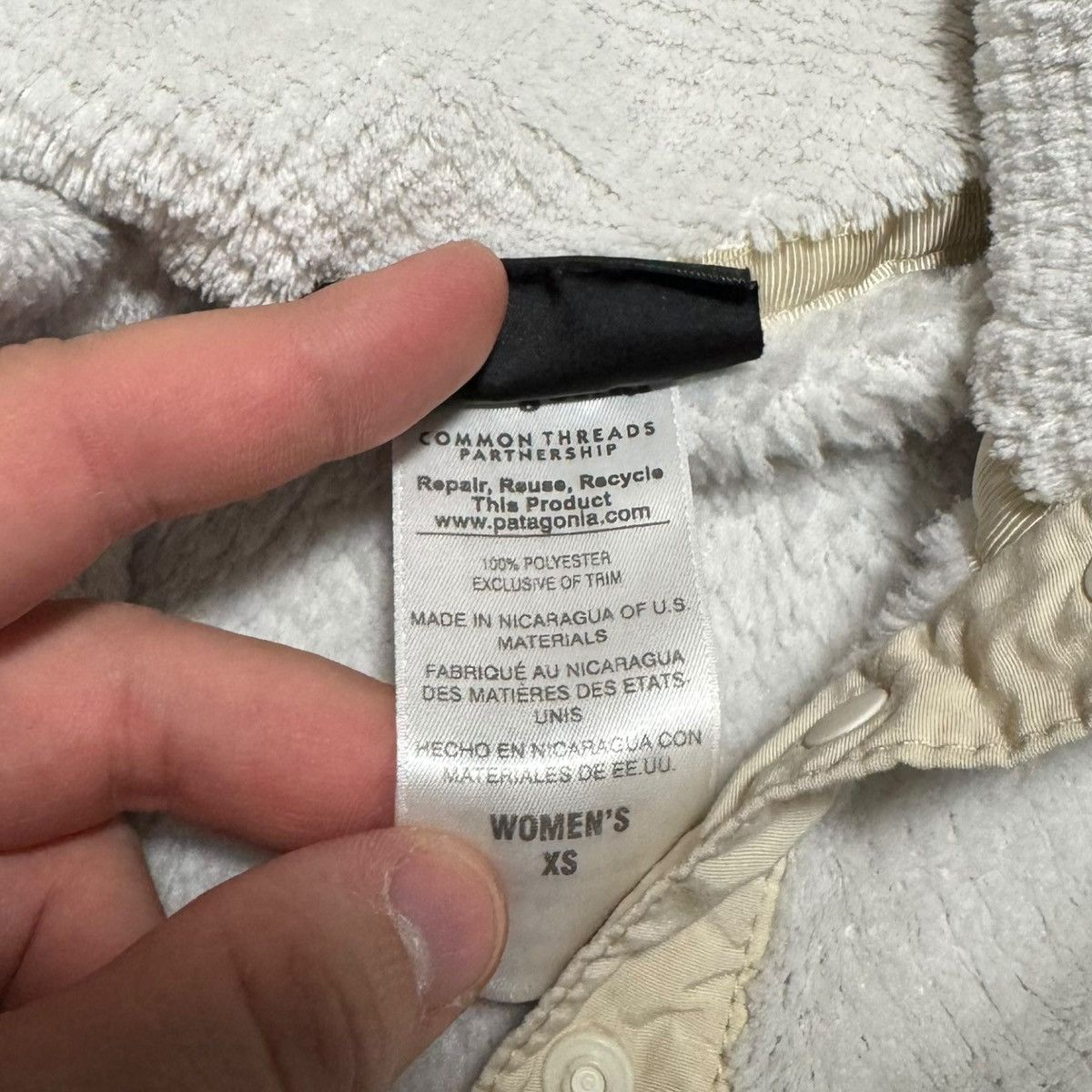 Patagonia Patagonia Pullover Retool Snap-T Women XS Polartec White Size XS / US 0-2 / IT 36-38 - 5 Thumbnail