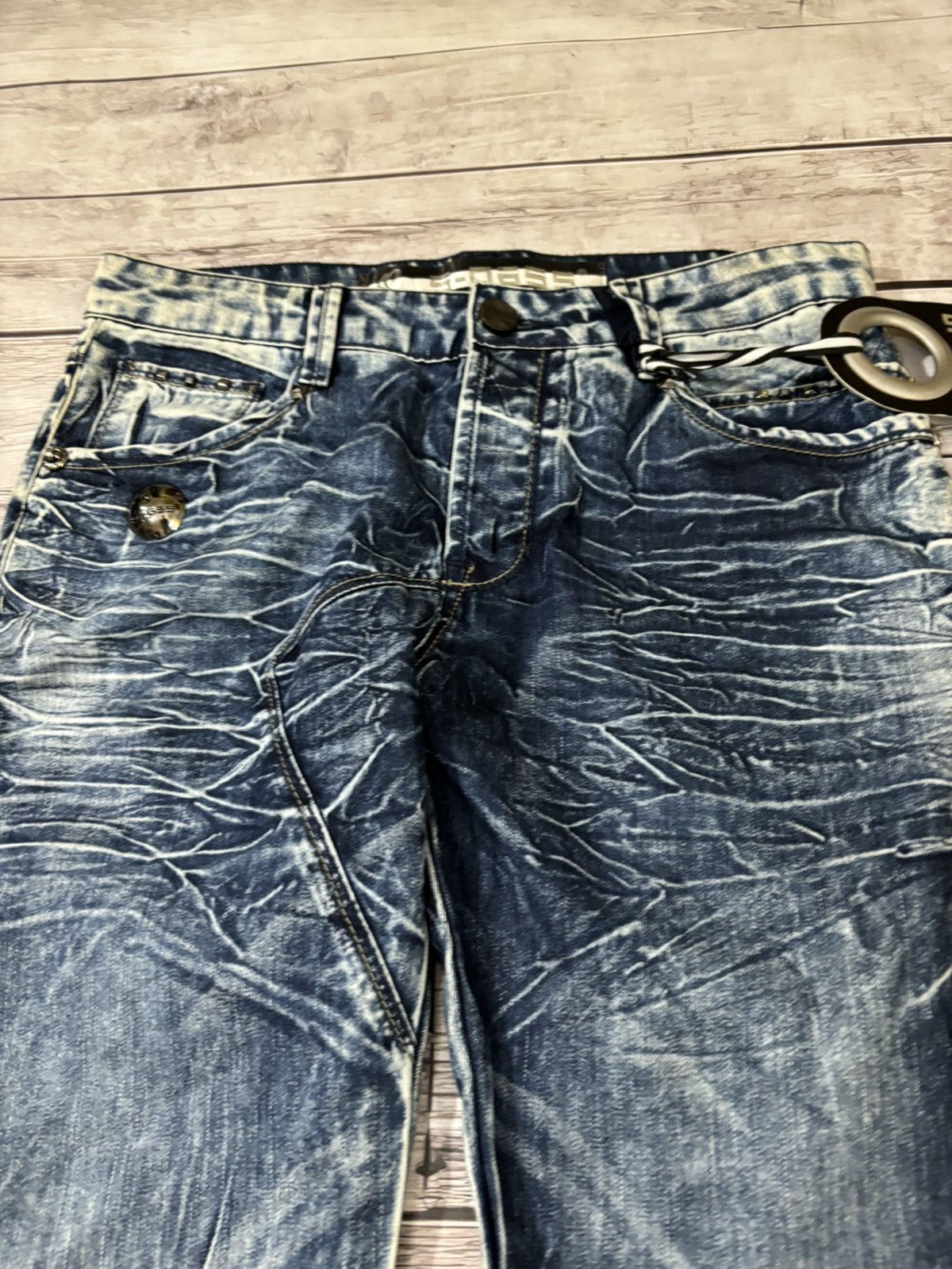 Hysteric Glamour × Japanese Brand 💥 HYSTERIC GLAMOUR BALENCIAGA STYLE JAPANESE JEANS Size US 32 / EU 48 - 3 Thumbnail