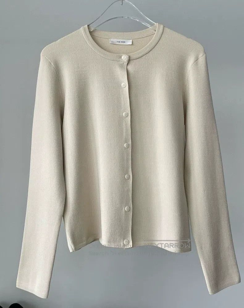The Row The Row Ivory cardigan Size S / US 4 / IT 40 - 1 Thumbnail