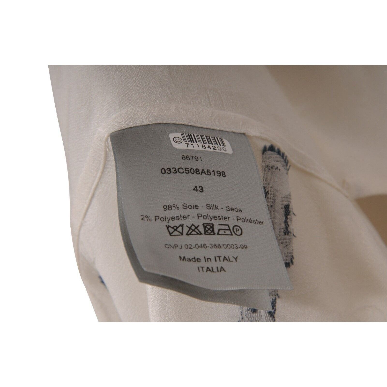 Dior Kenny Scharf Button Down Shirt IT 43 Silk Blend Size US L / EU 52-54 / 3 - 11 Thumbnail
