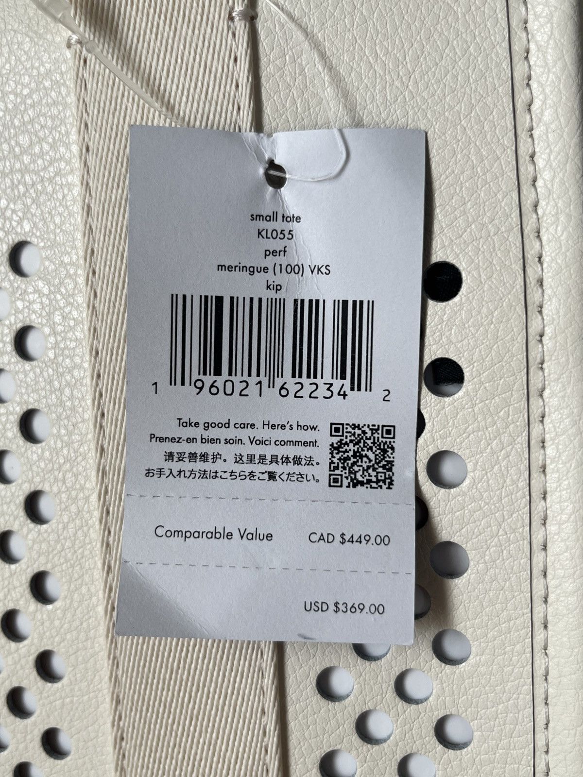 Kate Spade Kate spade Kip Perforated Leather Small Tote Size ONE SIZE - 3 Thumbnail
