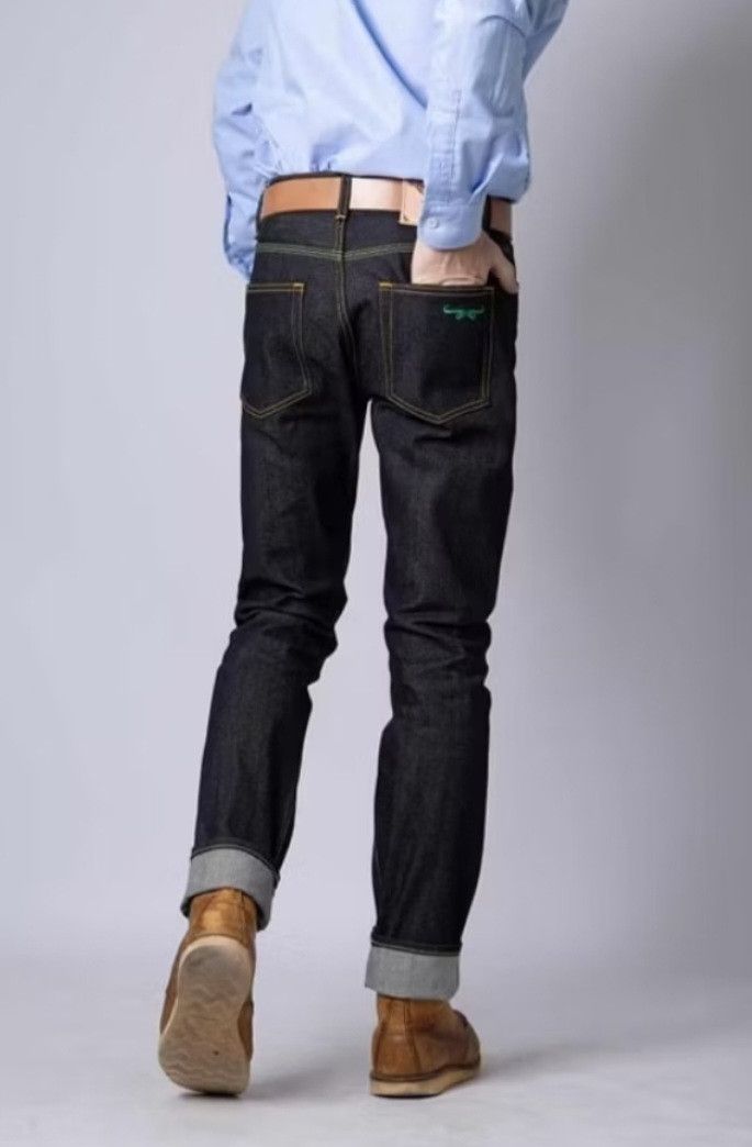 Japanese Brand 💥Salvedge 16 oz Khen blue slim fit Size US 34 / EU 50 - 1 Thumbnail