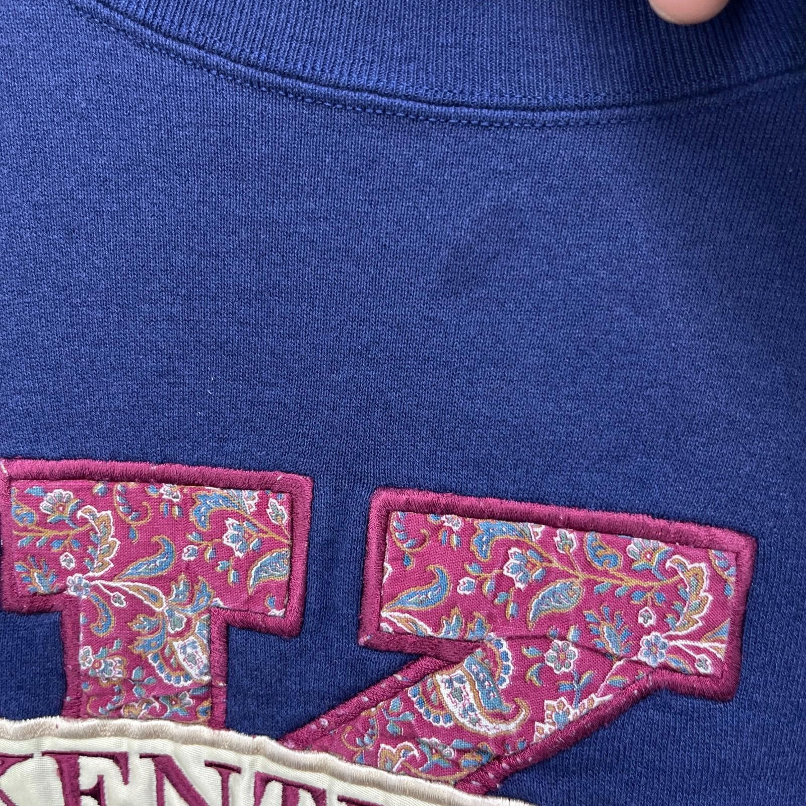 Other Vintage 90s Kentucky University Floral Faded Sweatshirt XL Size ONE SIZE - 3 Thumbnail