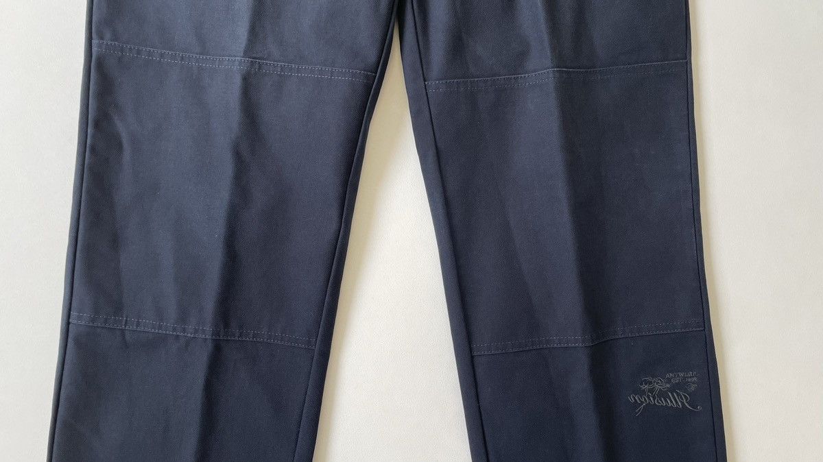 Raf Simons A/W 19 Blue Cotton Work Trousers Size US 32 / EU 48 - 4 Thumbnail