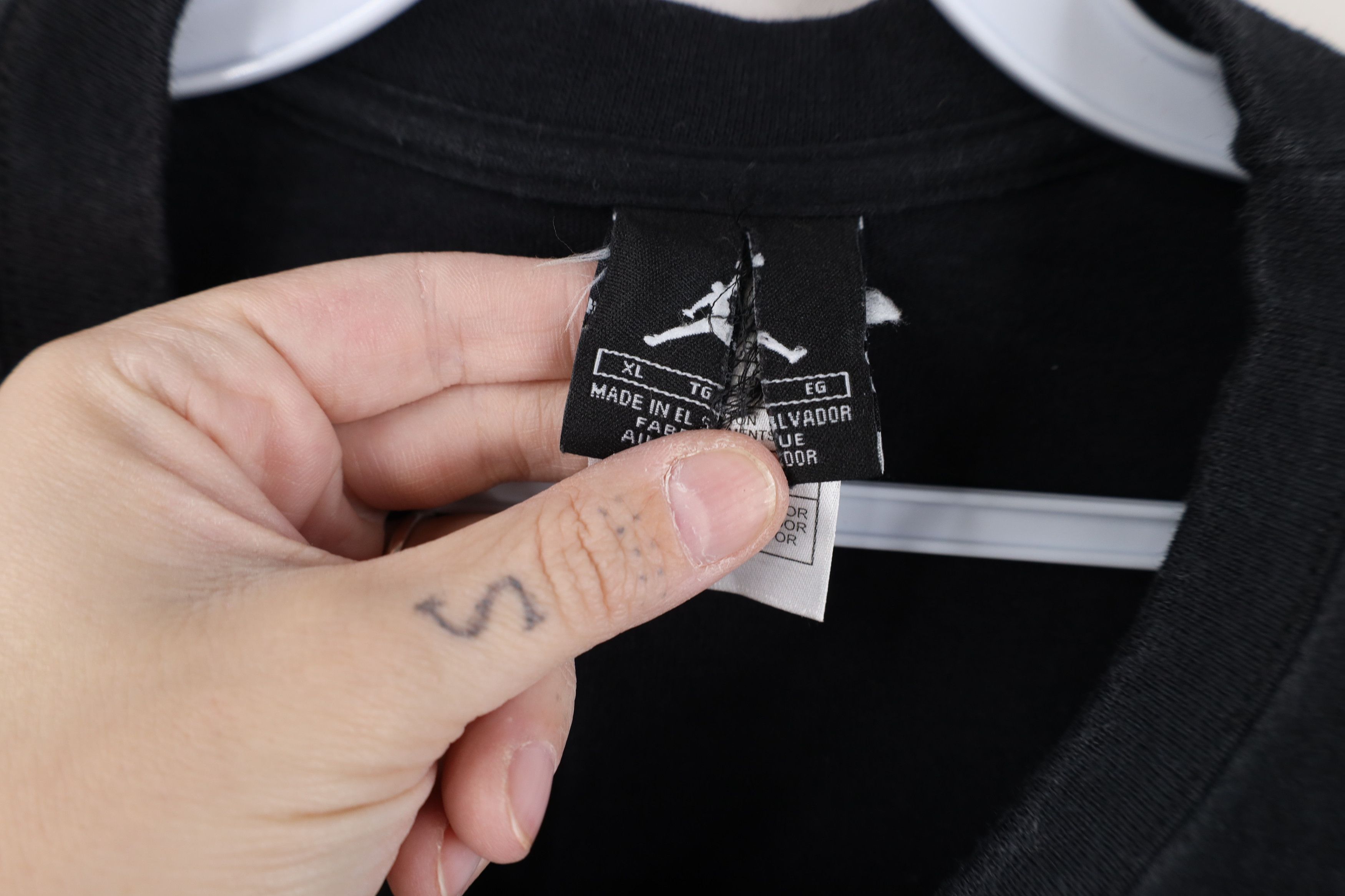 Nike Vintage Nike Air Jordan Spell Out Got FEMA T-Shirt Black Size US XL / EU 56 / 4 - 7 Thumbnail
