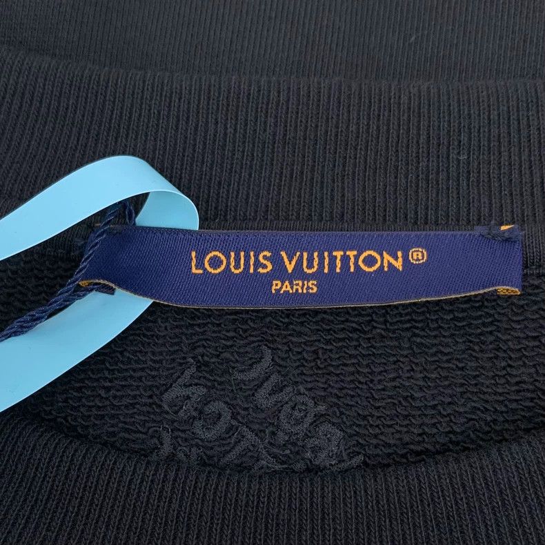 Louis Vuitton Louis Vuitton Black logo beaded cotton crew neck long slee Size US L / EU 52-54 / 3 - 5 Thumbnail