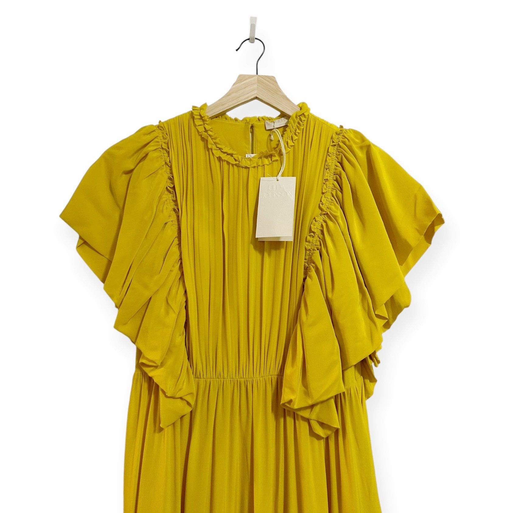 Ulla Johnson Ulla Johnson Ilaria Silk Midi Dress in Sunsprite , Size 2, N Size XS / US 0-2 / IT 36-38 - 5 Thumbnail