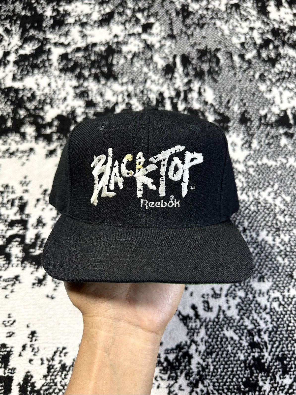 Reebok RARE Vintage Hat Dr Dre Black Top Reebok 90s Hat Size ONE SIZE - 1 Thumbnail