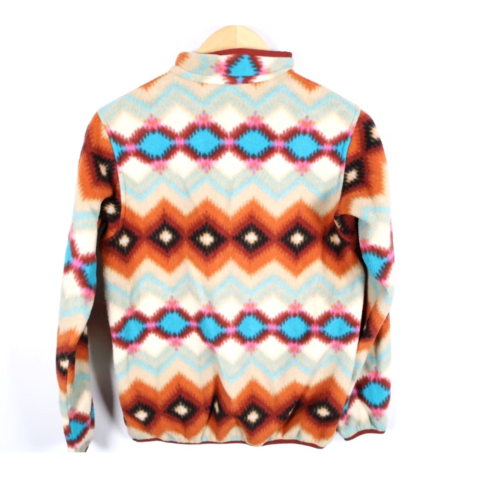 Patagonia Patagonia Synchilla Snap T Fleece Women's Small Timber Twist Aztec Geometric Pattern Jacket Size S / US 4 / IT 40 - 2 Thumbnail