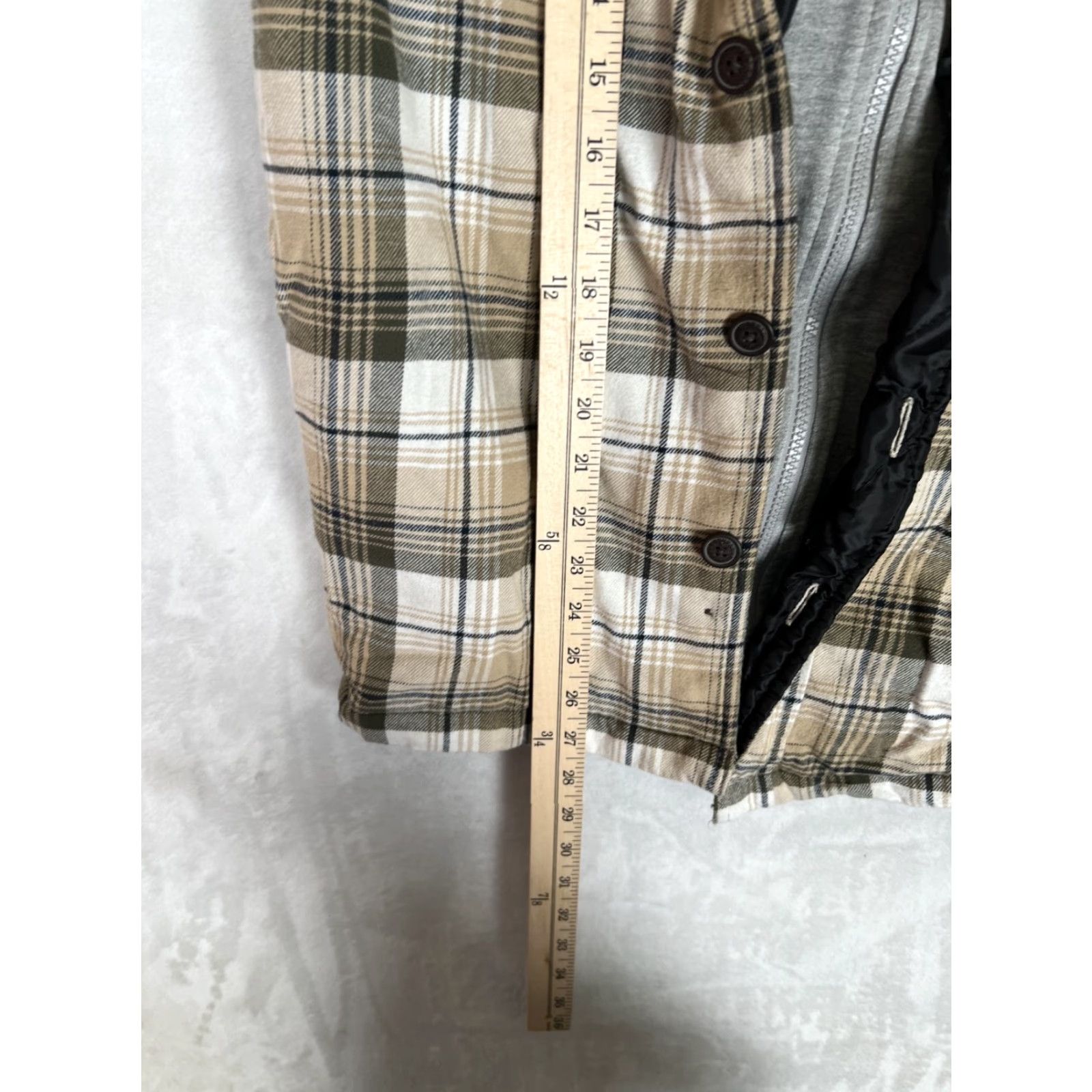 Vintage RedHead Button Up Quilted Flannel Hoodie Jacket Brown Plaid Mens Medium Jacket Size US M / EU 48-50 / 2 - 3 Thumbnail
