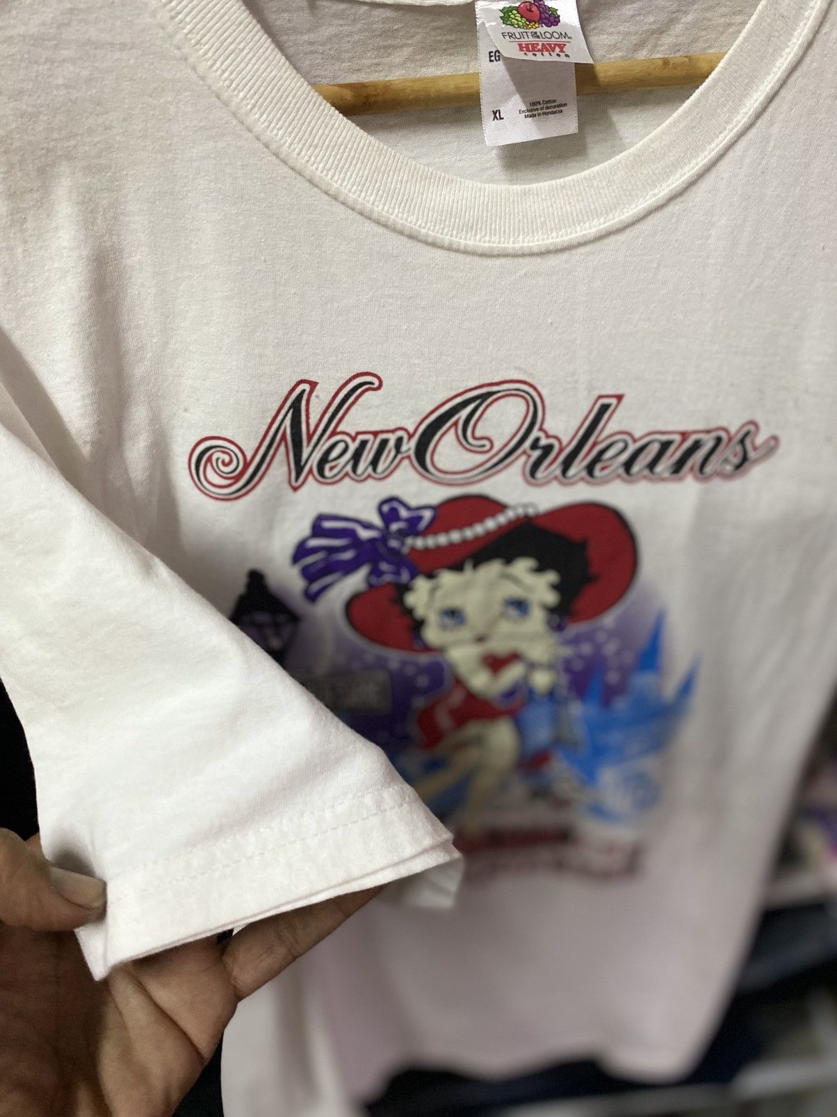 Cartoon Network × Fruit Of The Loom × Vintage Vintage Y2K Betty Boop Size US XL / EU 56 / 4 - 6 Thumbnail