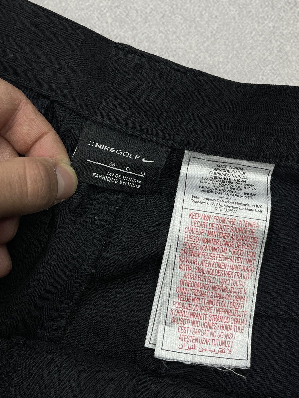 Nike Vintage Nike Golf Black Shorts Drill Y2K ACG TECH Size US 36 / EU 52 - 6 Thumbnail