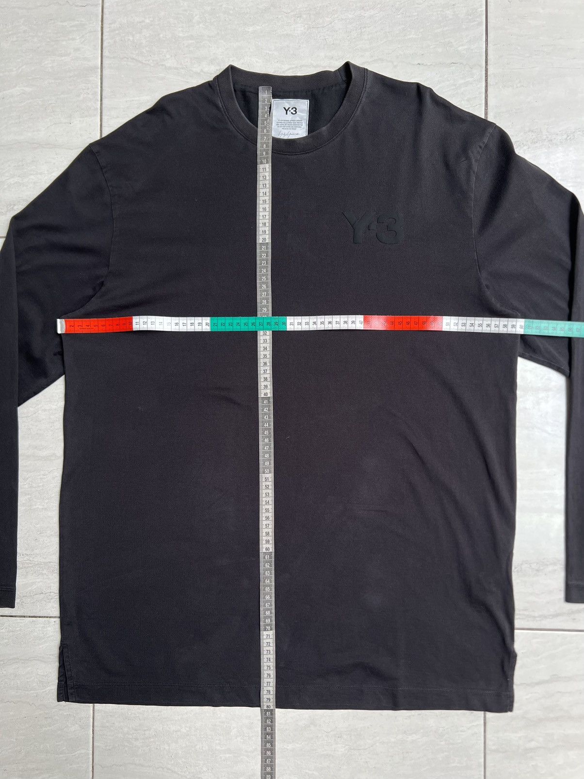 Yohji Yamamoto Y-3 Yohji Yamamoto Black T-shirt Size US L / EU 52-54 / 3 - 2 Thumbnail