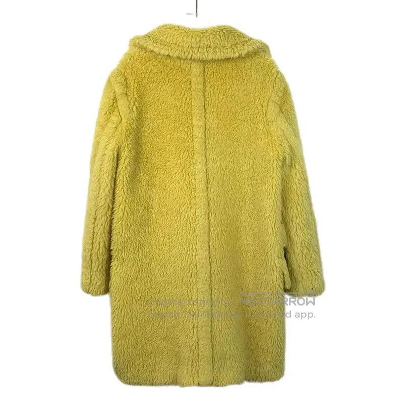 Max Mara MaxMara Yellow Women's Coat in Size S . Size S / US 4 / IT 40 - 2 Thumbnail