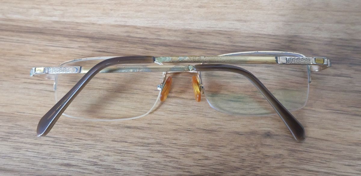Japanese Brand Alan Smith Half Rim Eyewear Made in Japan Size ONE SIZE - 8 Thumbnail