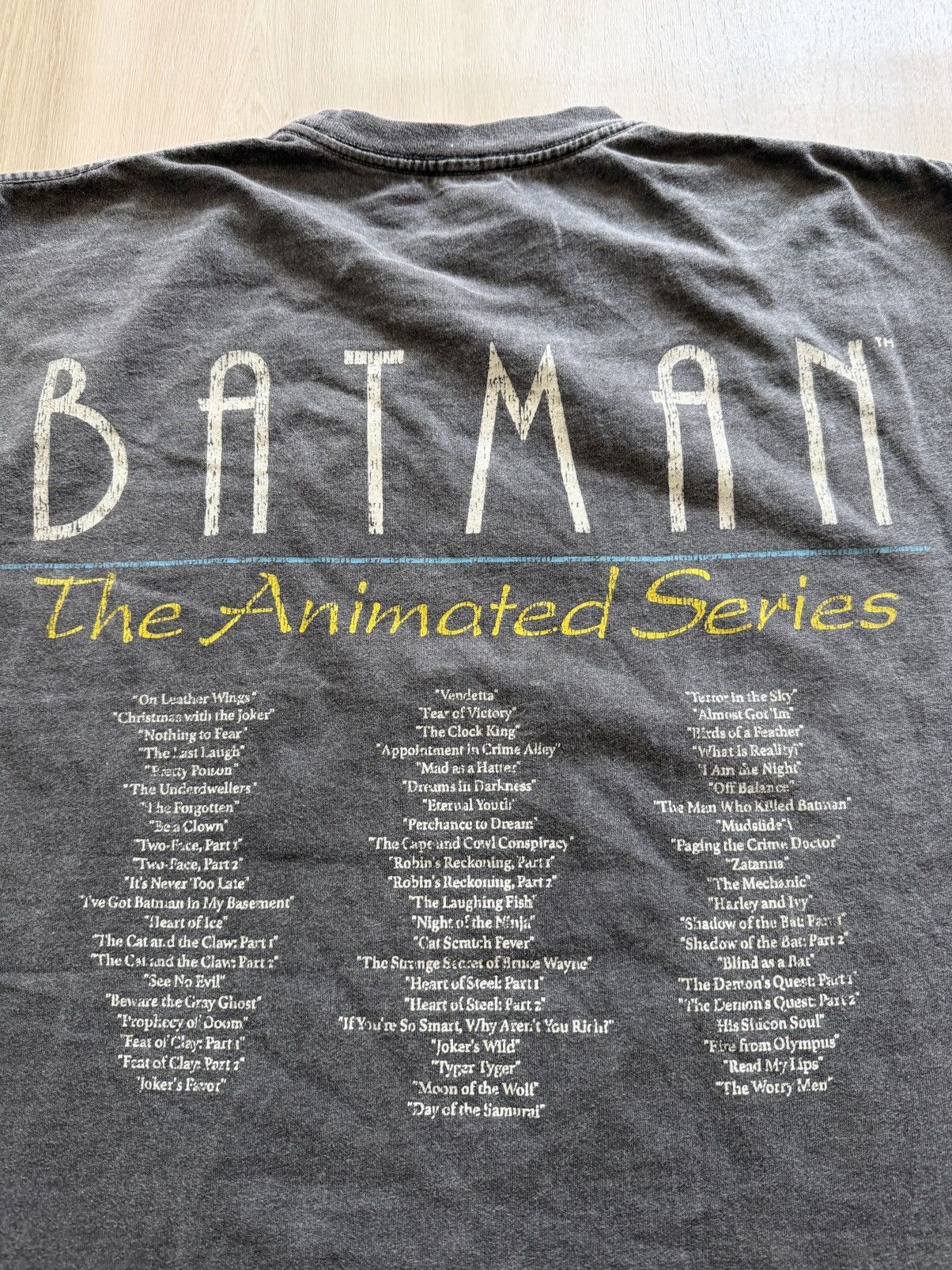 Vintage American Thrift Vintage Style Batman Forever Tee Faded Sz L Size US L / EU 52-54 / 3 - 7 Thumbnail