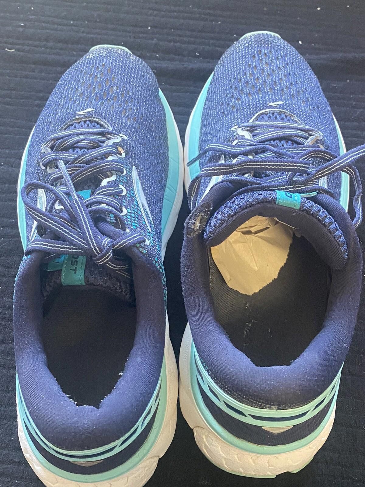 Brooks Brooks Ghost 11 Womens Size 10B Shoe Running Blue No Insoles Size US 10 / IT 40 - 8 Thumbnail