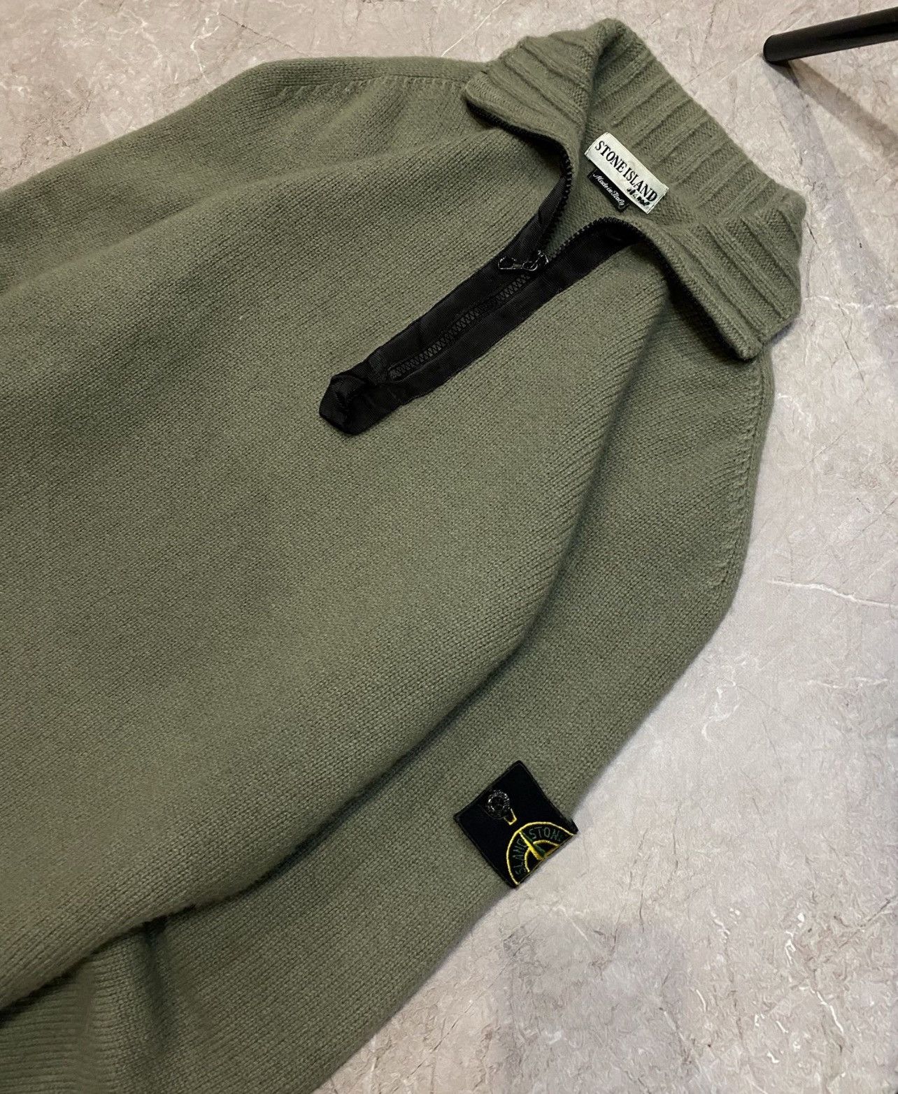 Stone Island × Vintage Stone island Knitwear sweatshirt Size US M / EU 48-50 / 2 - 2 Thumbnail