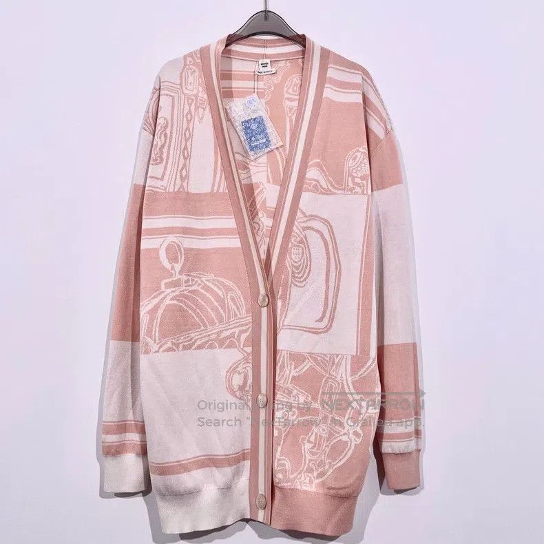 Hermes Hermes SS24 Color Block V-neck Cardigan Size XS / US 0-2 / IT 36-38 - 1 Thumbnail