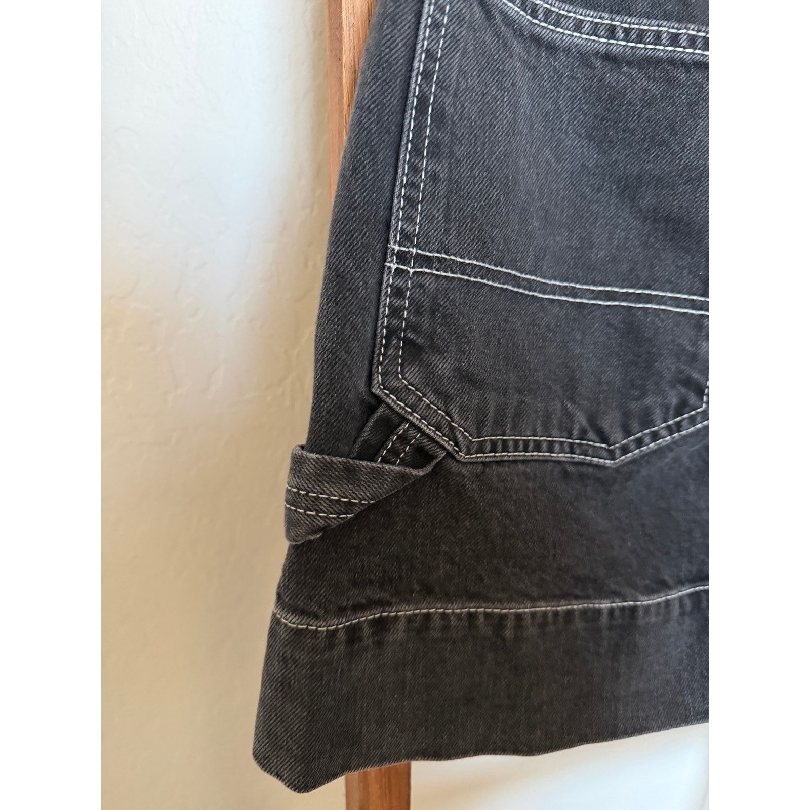 Topshop Topshop Women's Mini Cargo Jean Skirt Size 28" / US 6 / IT 42 - 6 Thumbnail