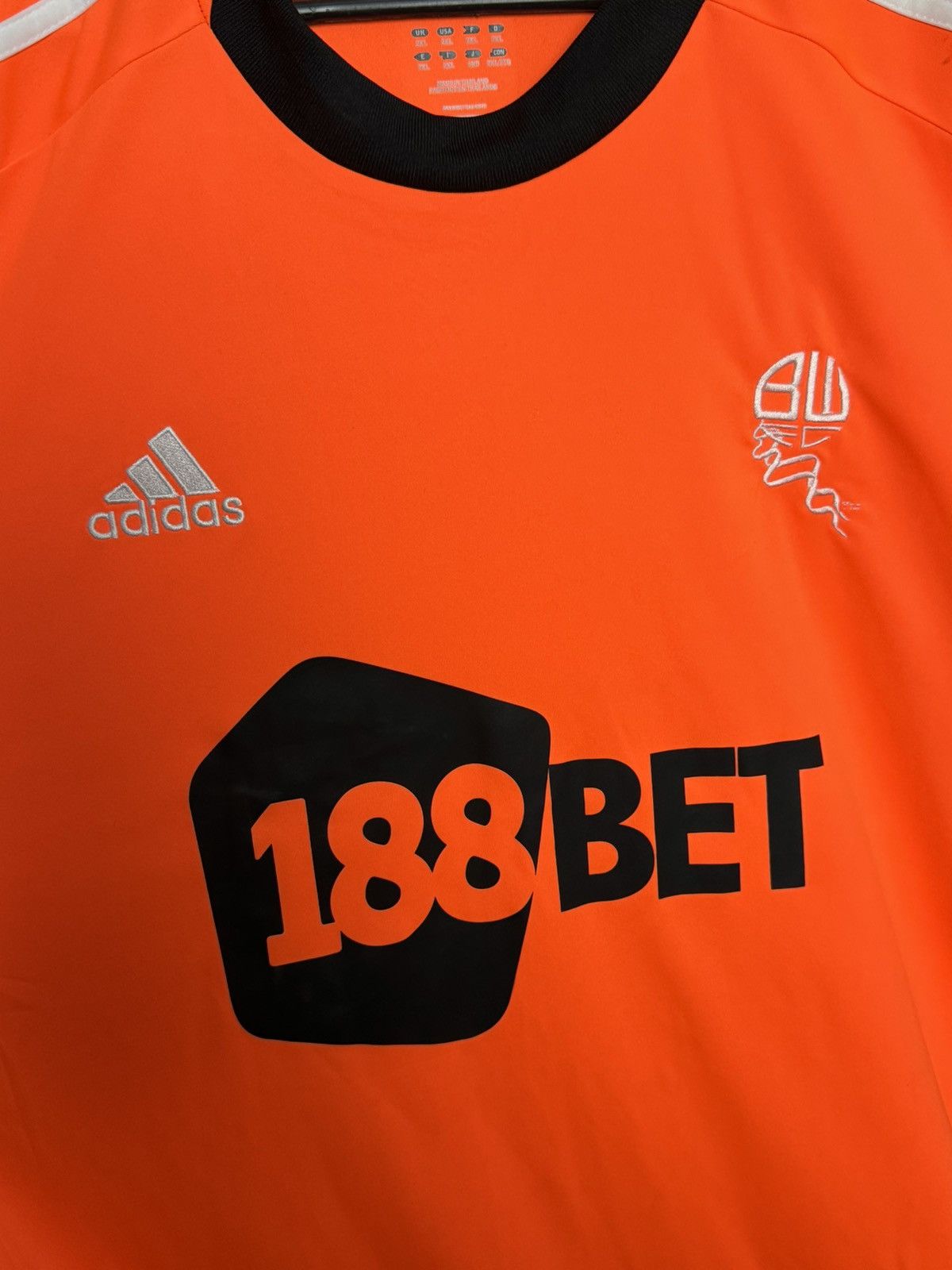 Adidas Bolton 12/13 Goalkeeper Player Issue Football Jersey Size US XXL / EU 58 / 5 - 3 Thumbnail