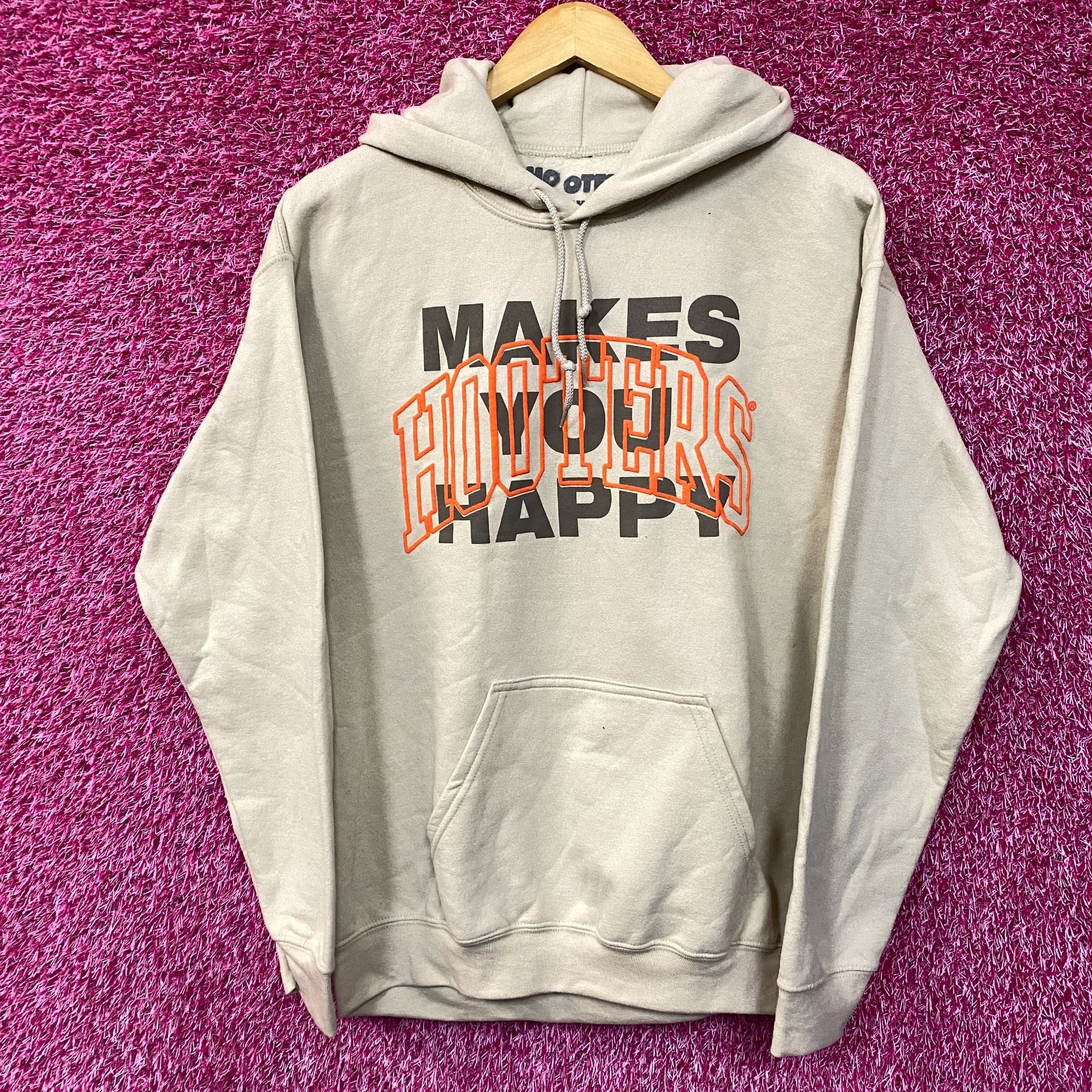 Ripple Junction Hooters Makes You Happy Dual-Sided Hoodie Medium Size US M / EU 48-50 / 2 - 1 Thumbnail