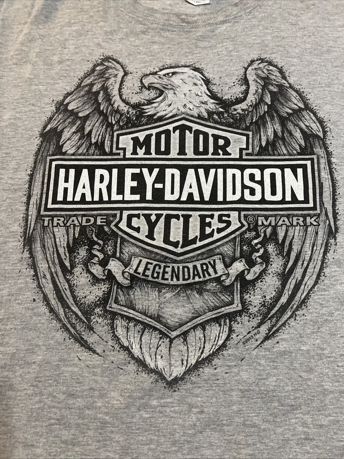 Harley Davidson Harley Davidson Korea Seoul Front And Back Hit Giant Eagle Size US XXL / EU 58 / 5 - 4 Thumbnail