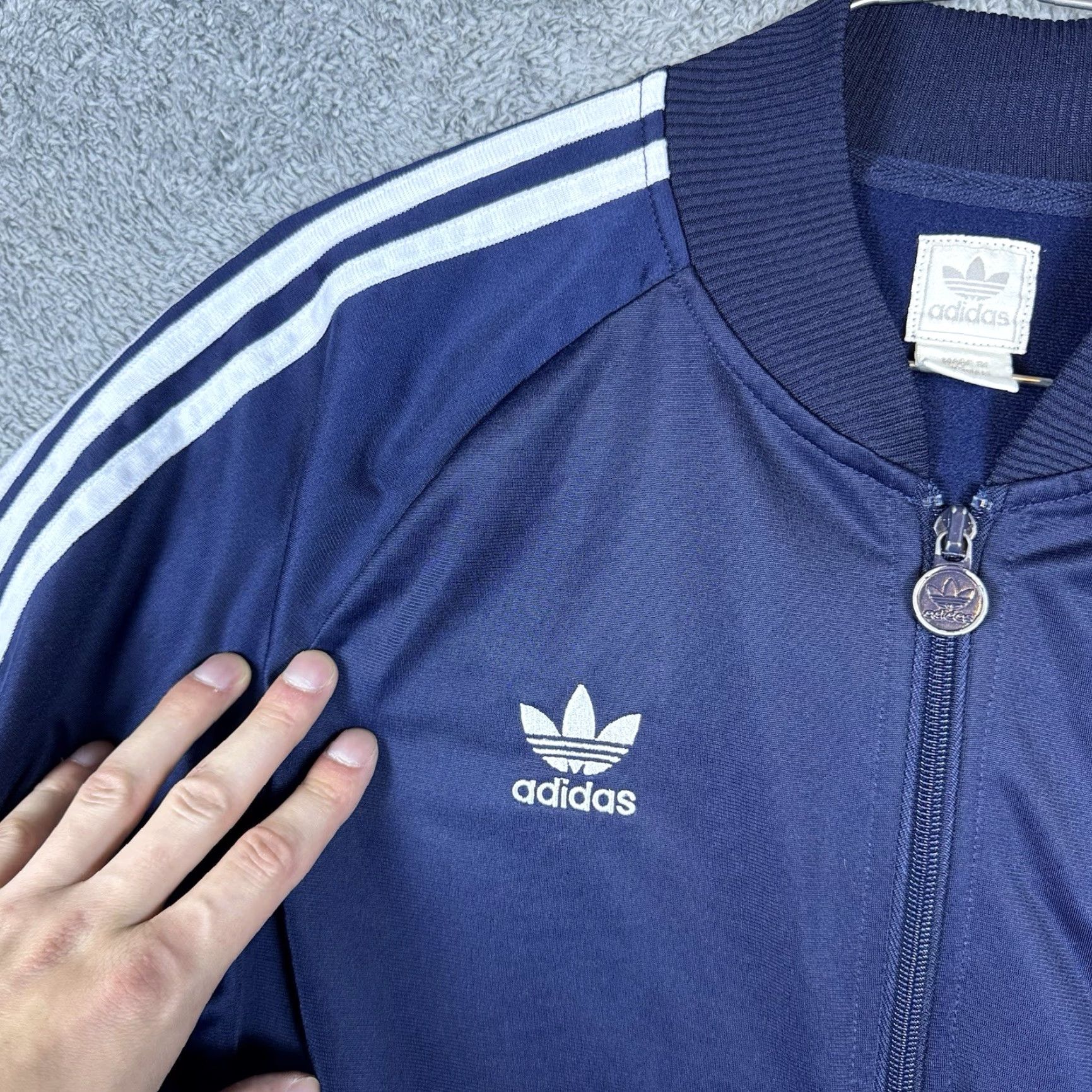 Adidas VINTAGE Adidas Originals Track Jacket Mens S Notre Dame Firebird Trefoil Legacy Size US S / EU 44-46 / 1 - 5 Thumbnail