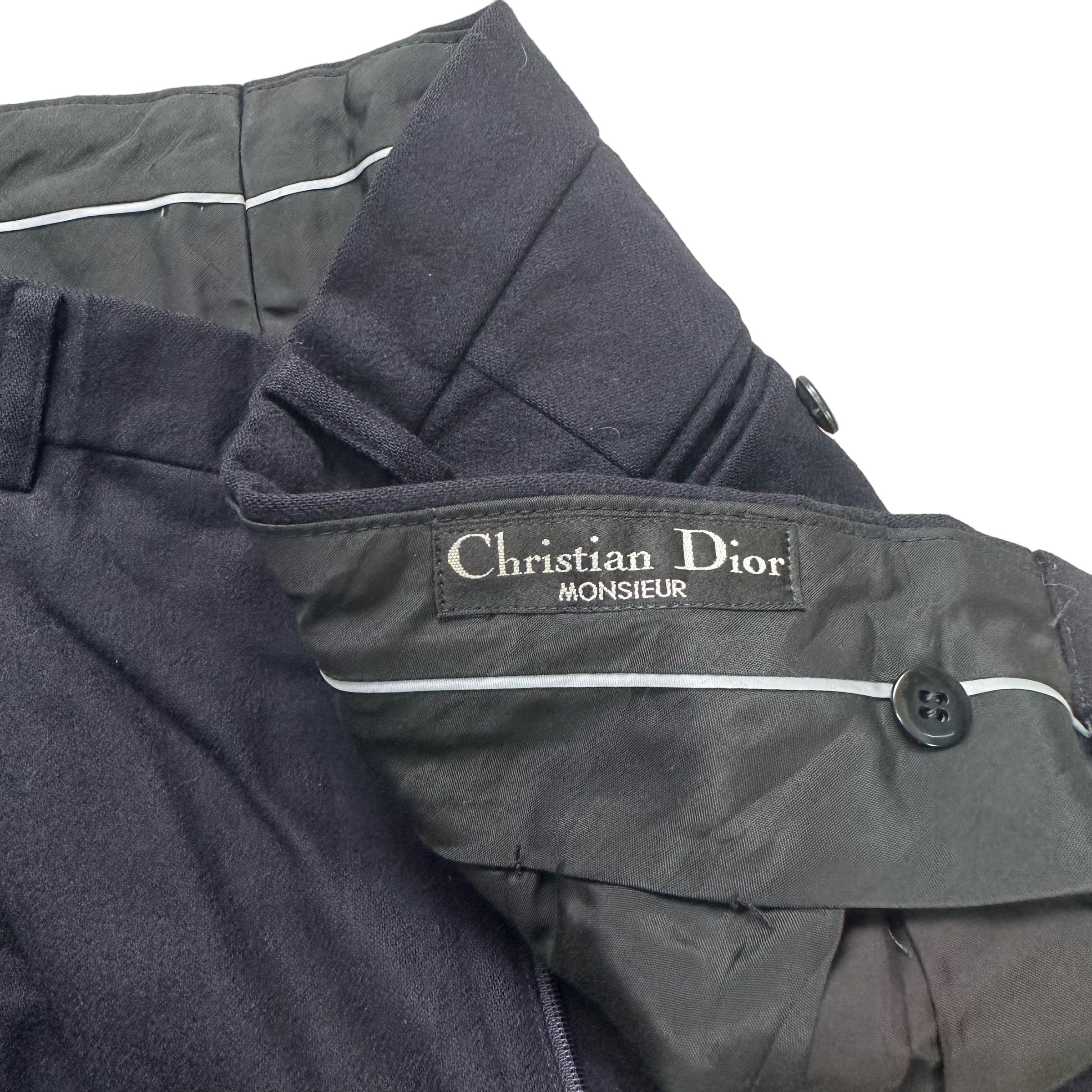Christian Dior Monsieur CHRISTIAN DIOR MONSIEUR WOOL TROUSERS #8009-71 Size US 35 - 5 Thumbnail