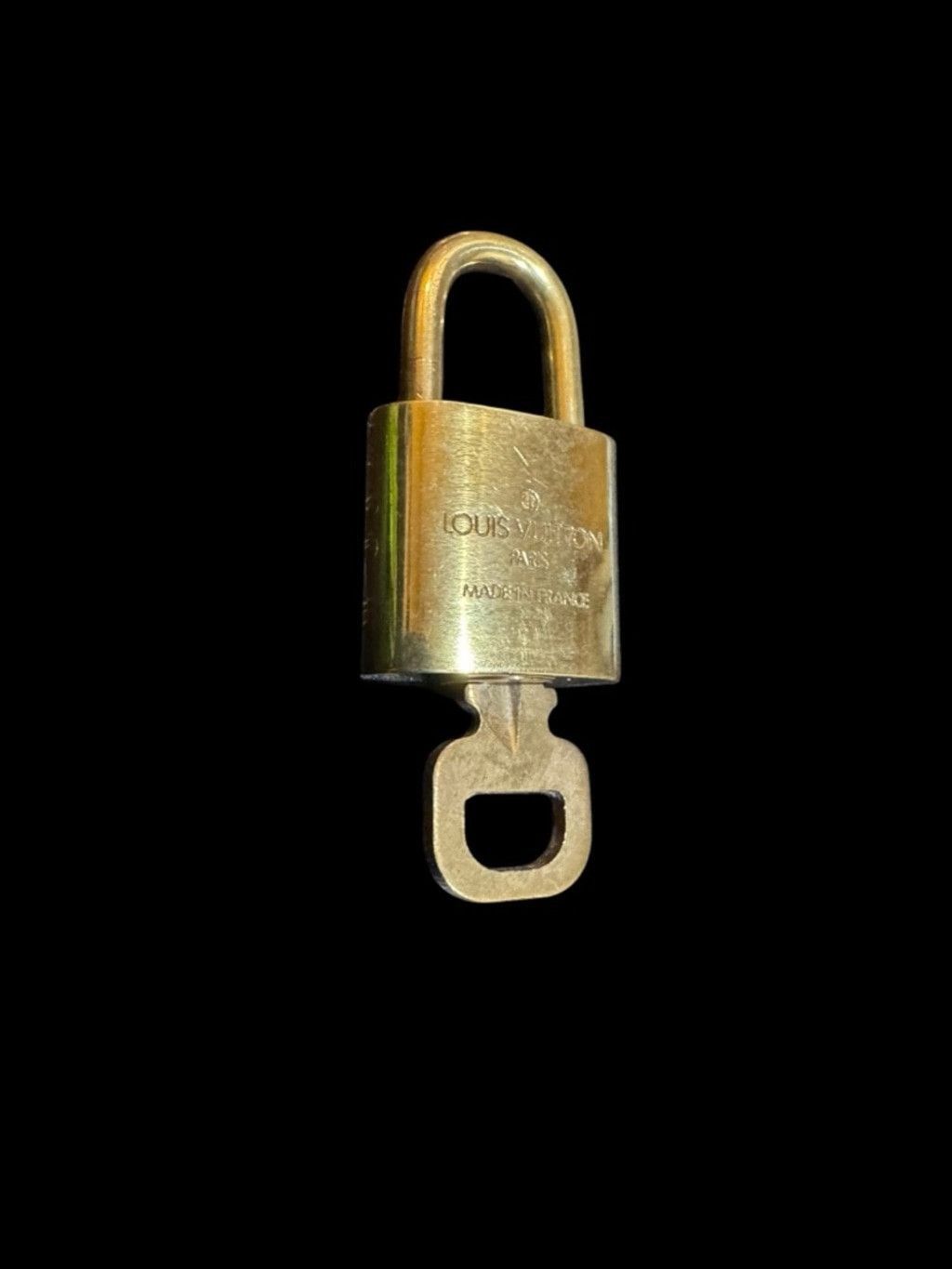 Louis Vuitton Louis Vuitton Brushed Gold Padlock with Key #316 & COA Size ONE SIZE - 6 Thumbnail