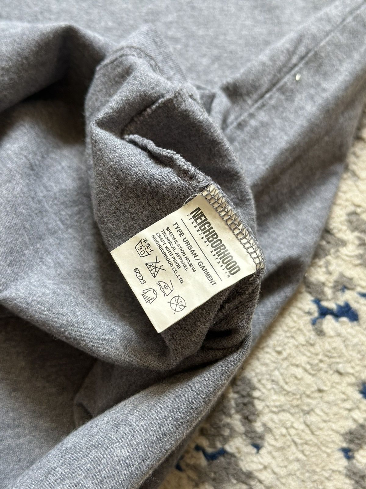 Neighborhood Neighborhood Izzue patch 90’s tee Size US L / EU 52-54 / 3 - 9 Thumbnail