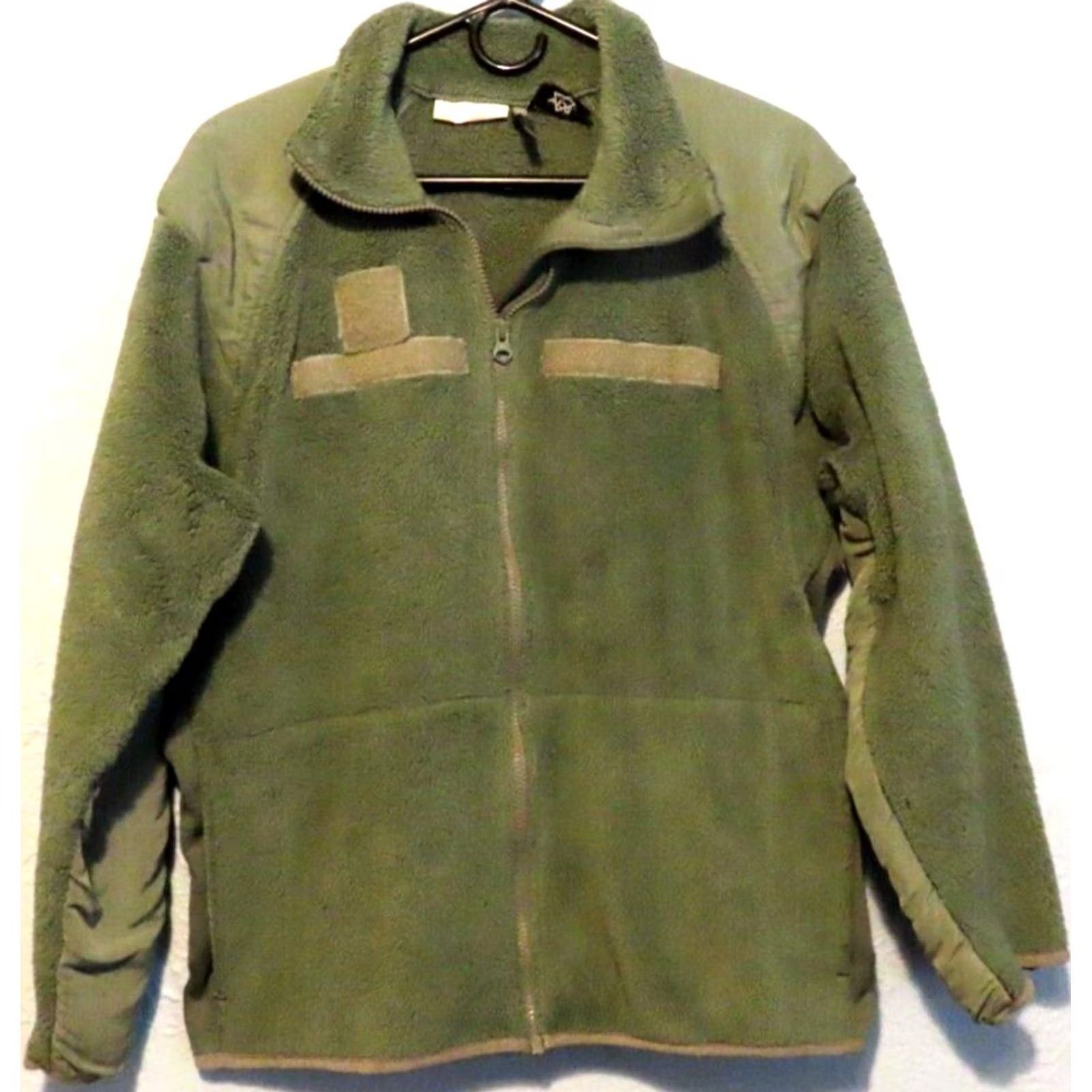 Vintage peckham Jacket Men M Green Fleece Mid-Length Button-Down Casual All Seasons Military Style Reg Logo Size US M / EU 48-50 / 2 - 2 Thumbnail