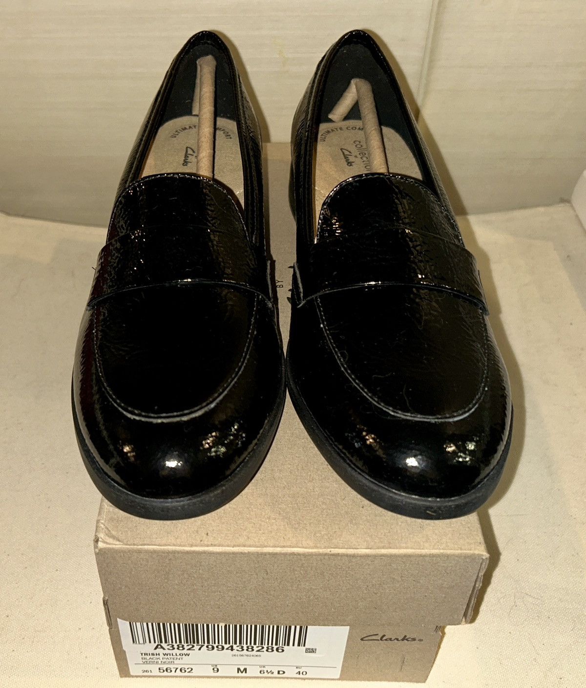 Clarks Clarks “Trish Willow” Patent Leather Loafer – Size 9 Size US 9 / IT 39 - 5 Thumbnail
