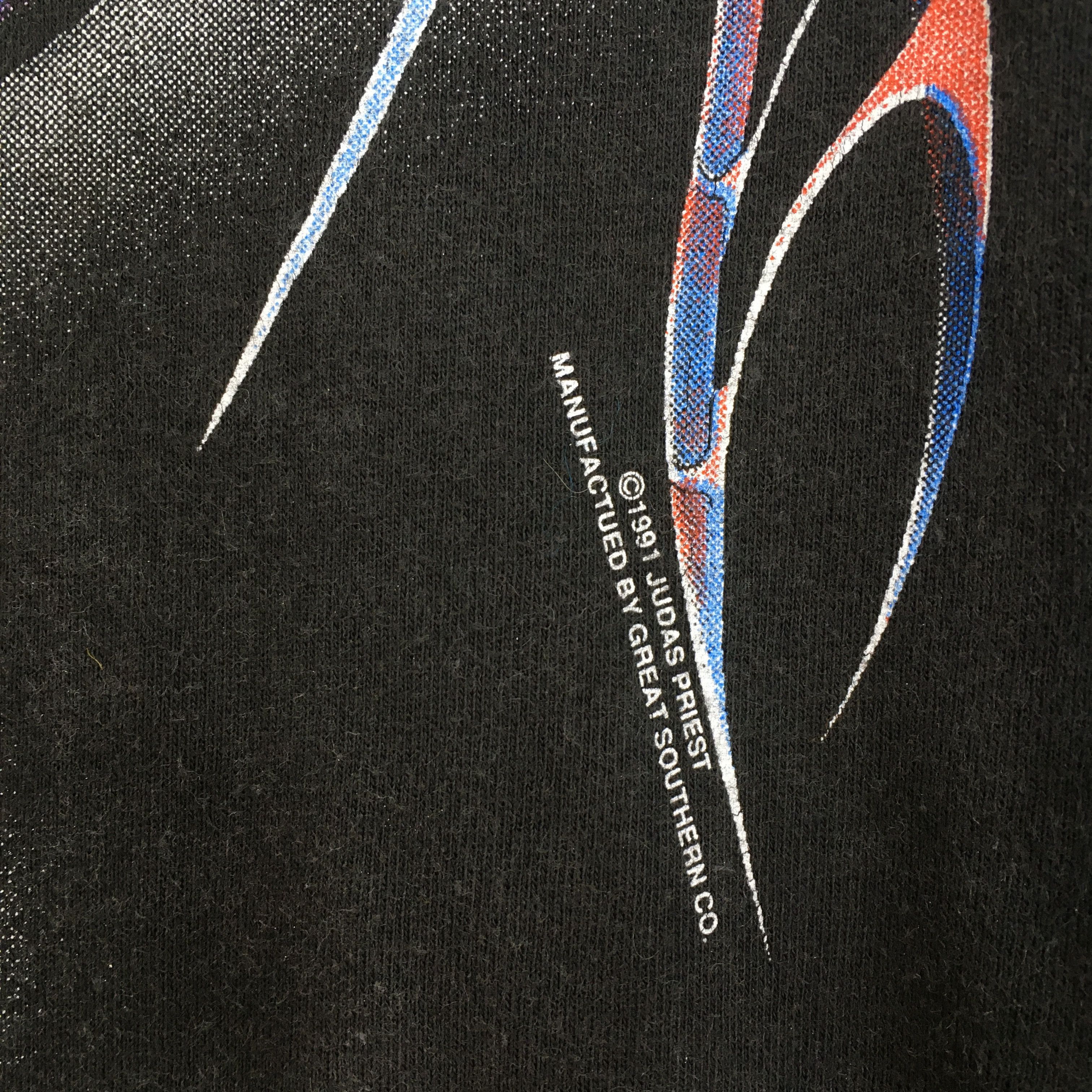 Band Tees Vintage 1991 Judas Priest Painkiller Rock Metal Tshirt Large Size US L / EU 52-54 / 3 - 4 Thumbnail