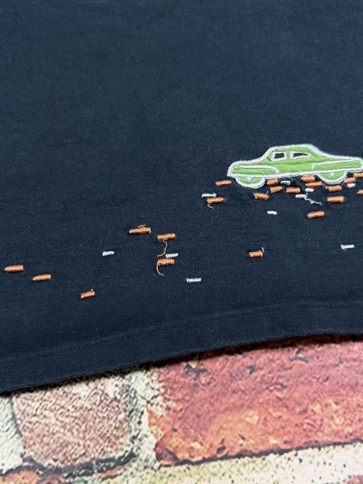 Other Michael Simon Lite Cardigan Cropped City Skyline Cars Houses Size XL / US 12-14 / IT 48-50 - 10 Thumbnail