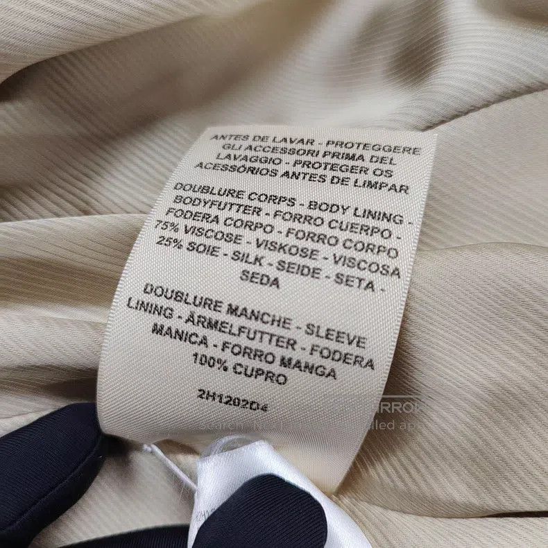 Hermes Hermes White-Grey Lamb Leather Blazer Jacket Size XS / US 0-2 / IT 36-38 - 6 Thumbnail