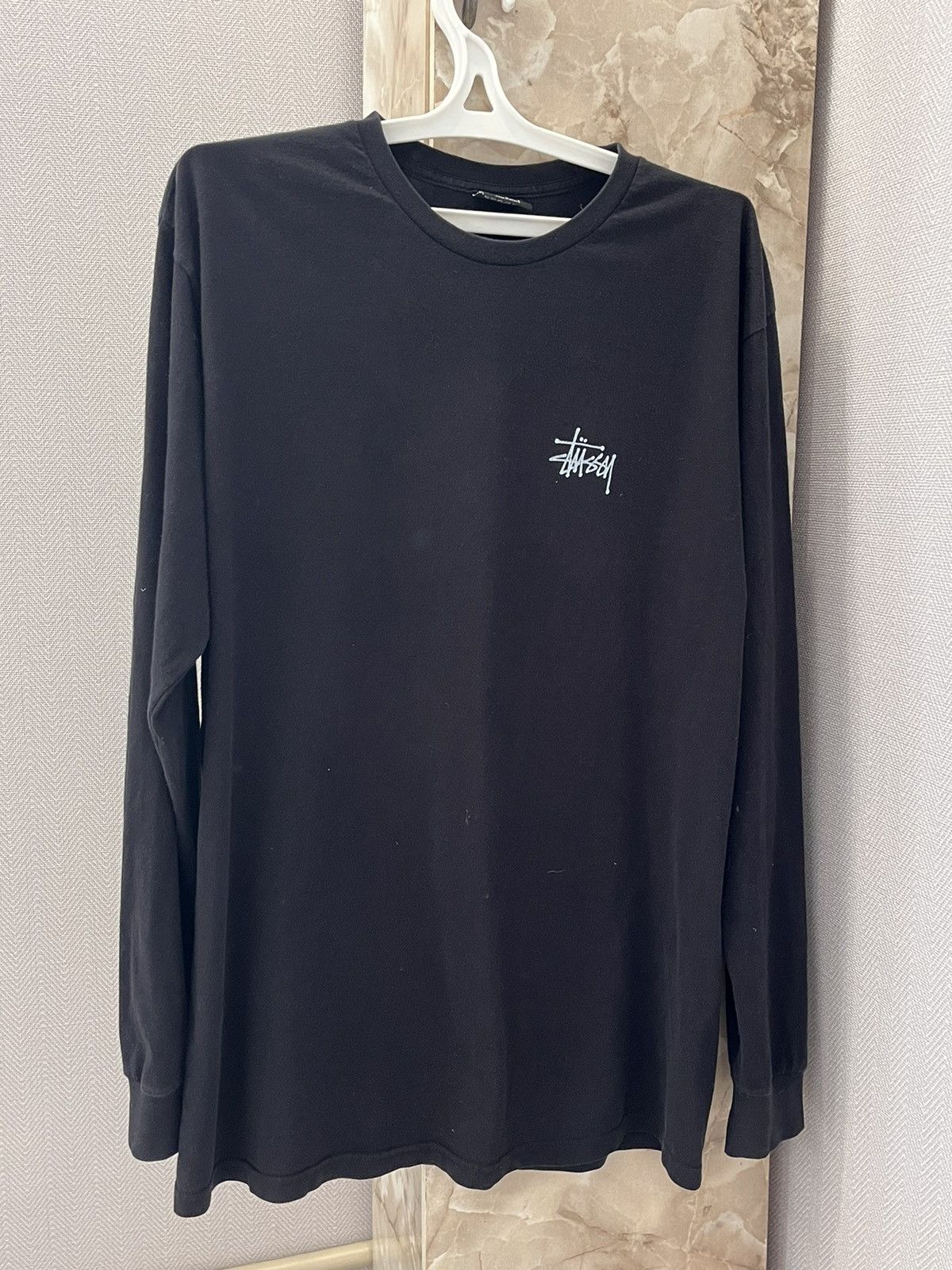Stussy × Vintage Vintage Stussy longsleeve T-shirt logo streetwear sk8 Size US L / EU 52-54 / 3 - 3 Thumbnail